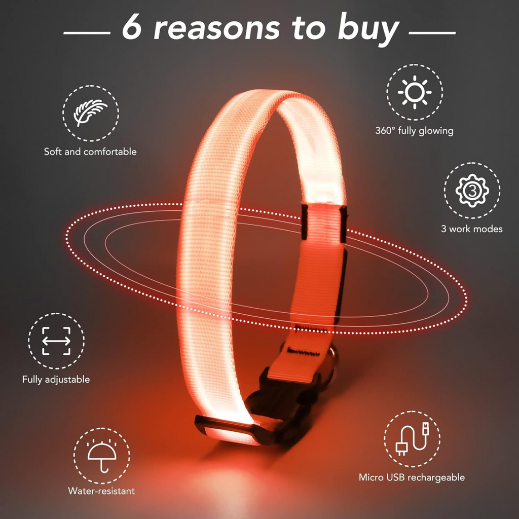 Tryluxelight LED Dog Collar